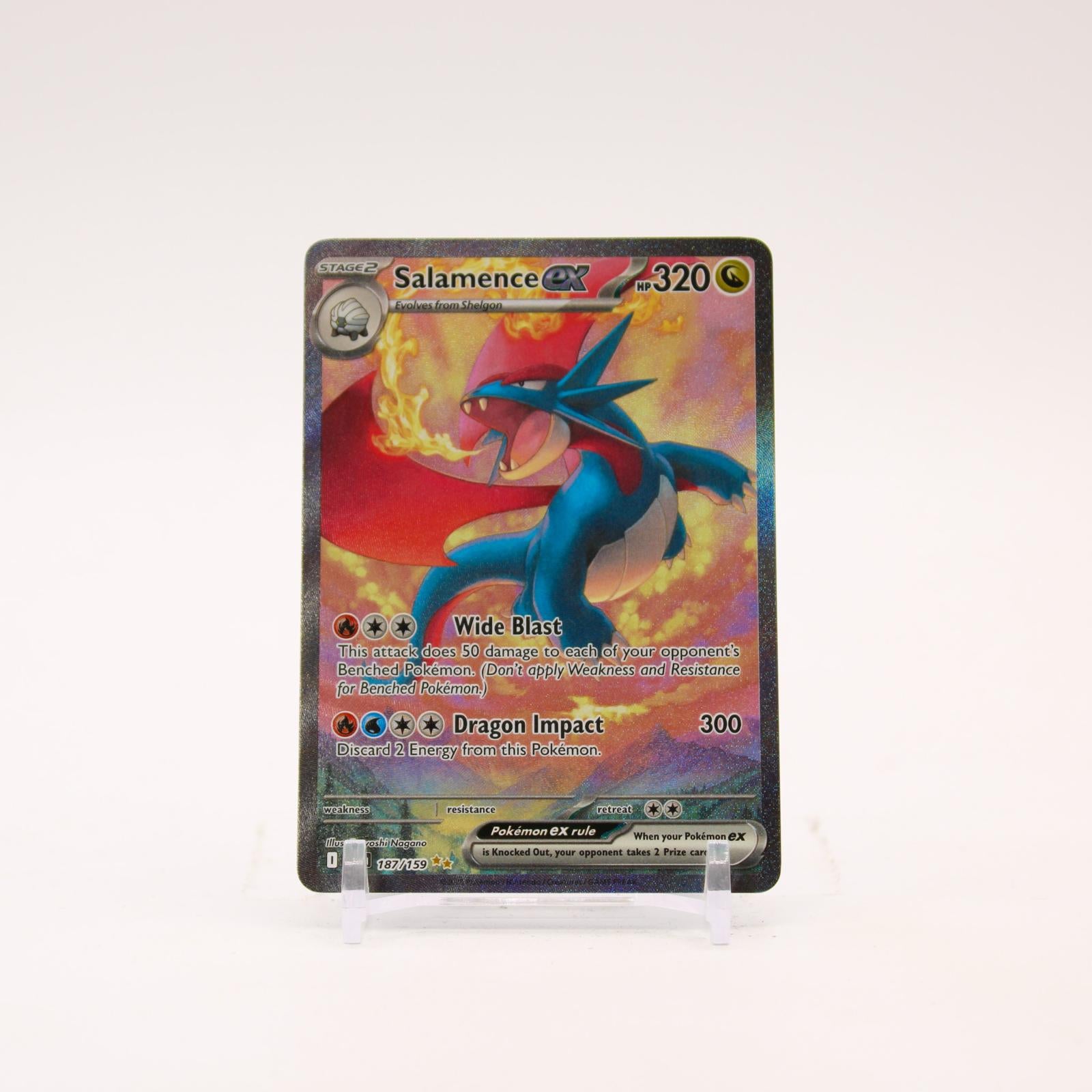 Salamence ex - 187/159 Journey Together Holo Special Illustration Pokemon - NM