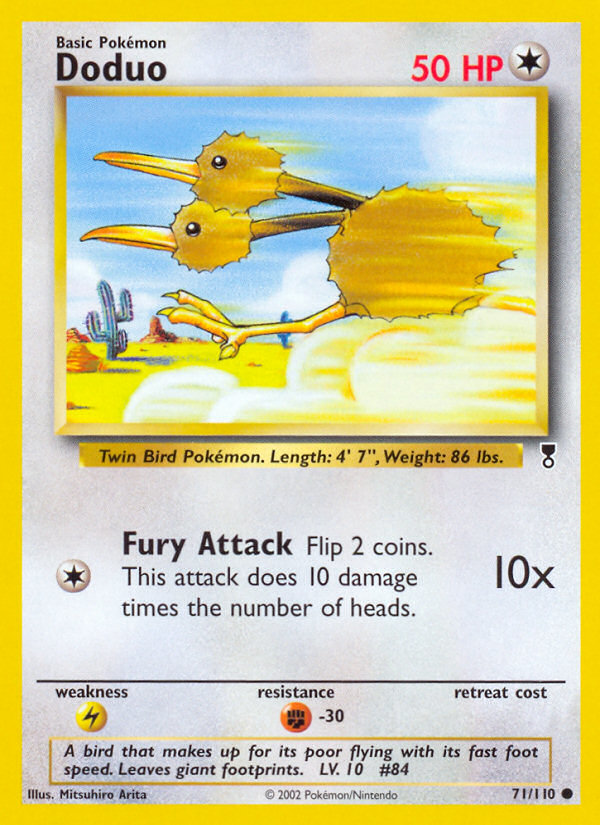 Doduo - 71/110 Legendary Collection Common Pokemon - NM