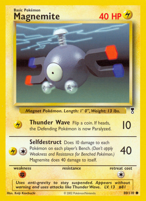 Magnemite - 80/110 Legendary Collection Common Pokemon - NM