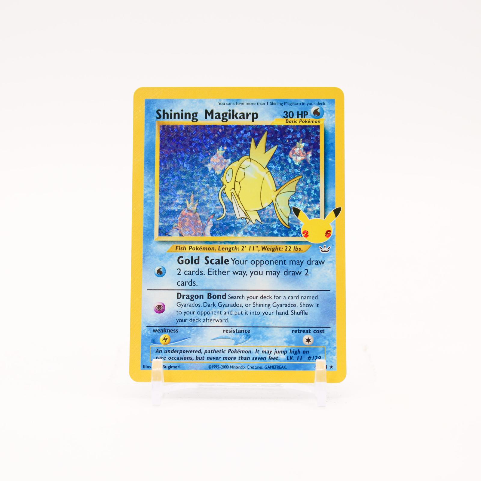 Shining Magikarp - 66/64 Celebrations 25th Classic Collection Holo Rare Pokemon - NM/LP