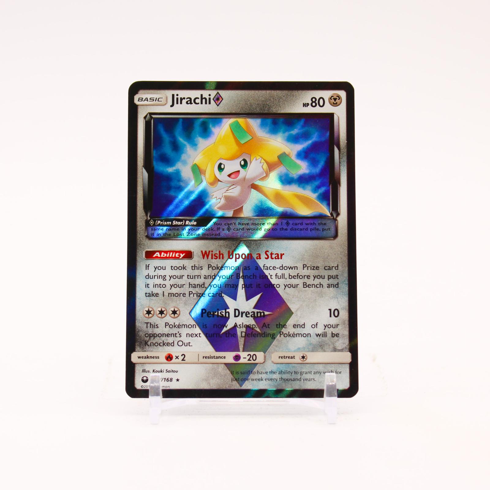 Jirachi - 97/168 Celestial Storm Holo Prism Star Rare Pokemon - NM/LP