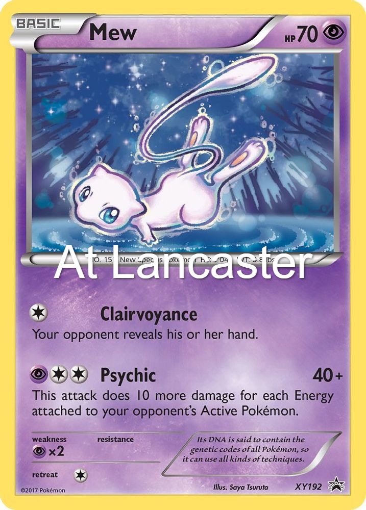 Mew - XY192 XY Promo Holo Promo Pokemon - LP (Lanc)