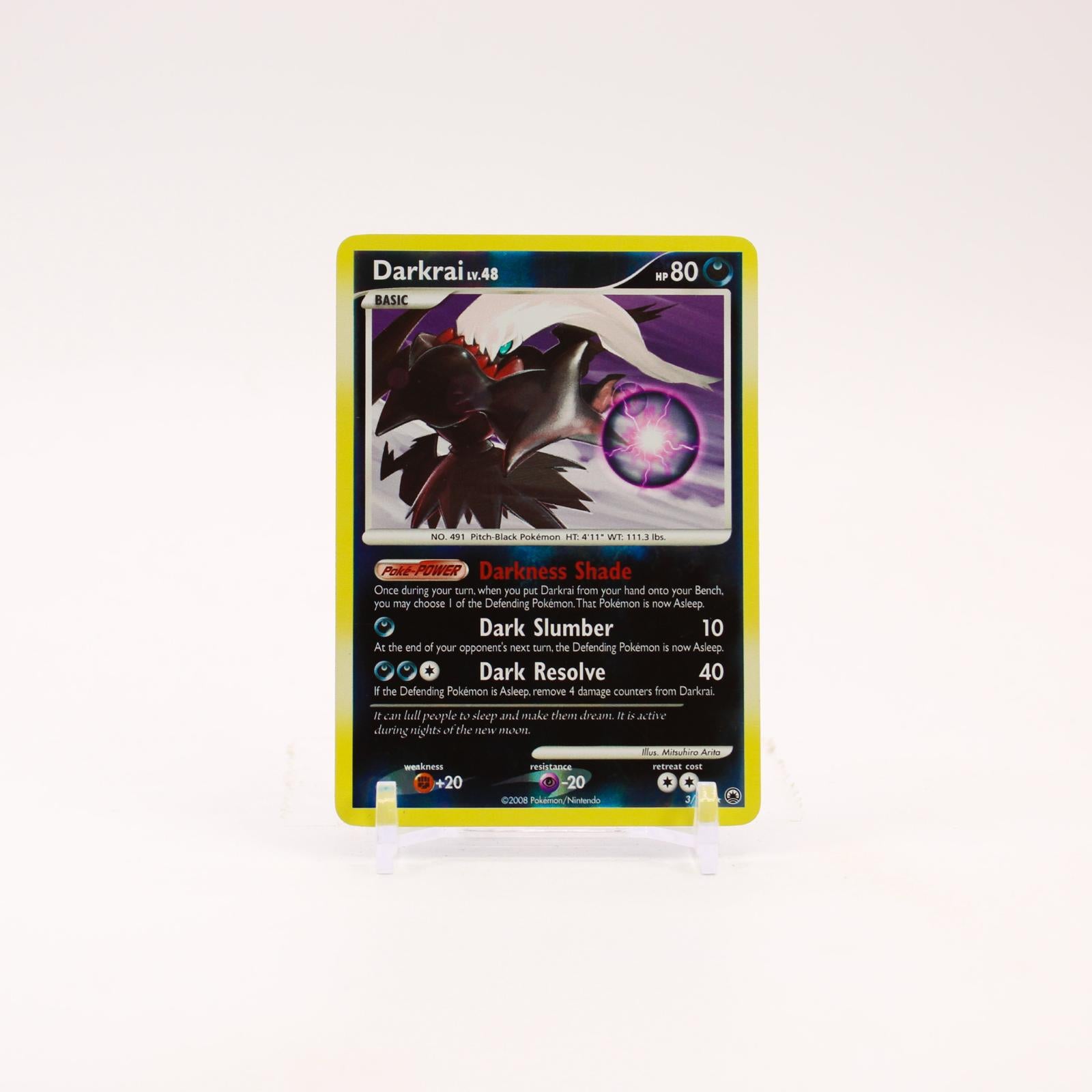 Darkrai - 3/100 Majestic Dawn Reverse Holo Rare Pokemon - LP