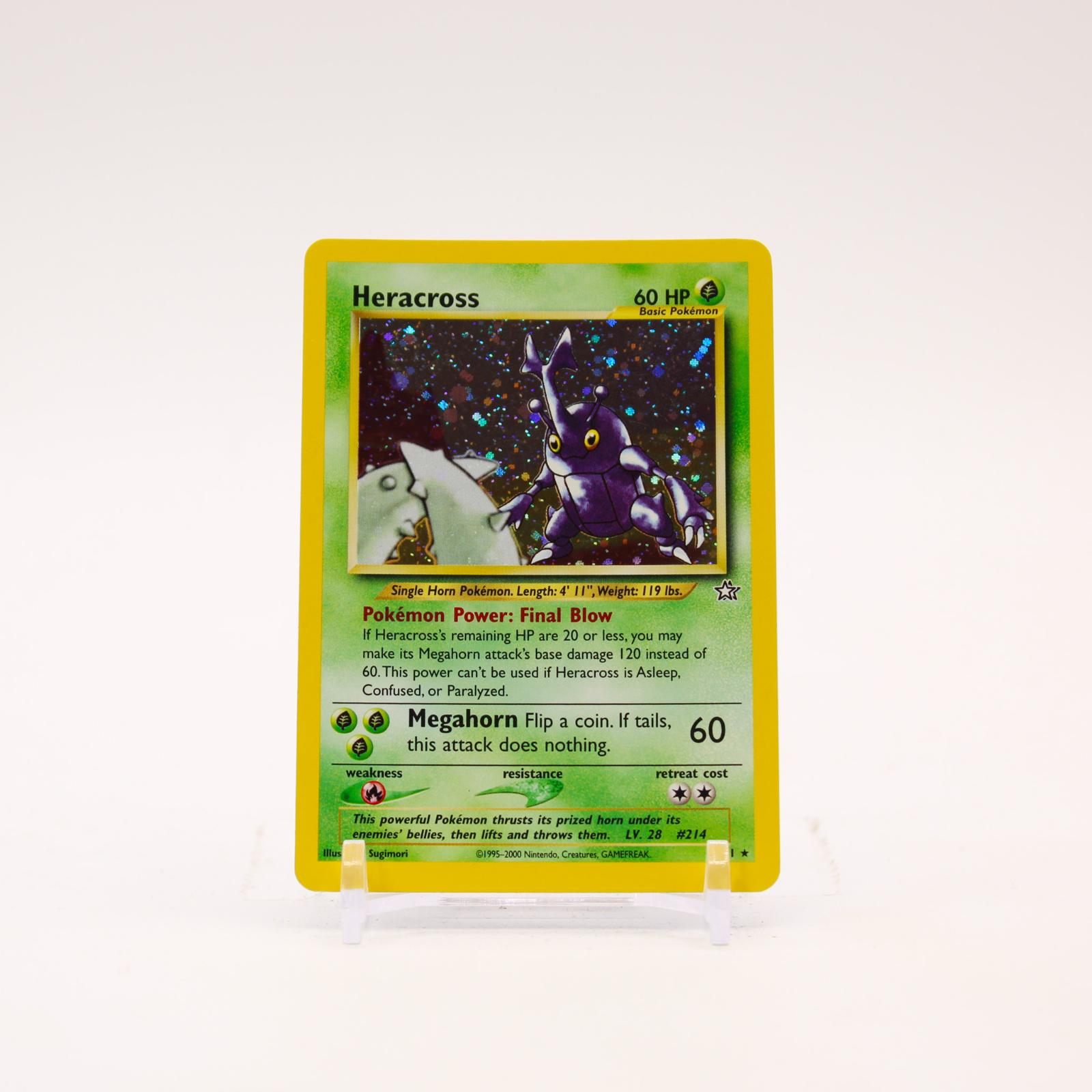 Heracross - 6/111 Neo Genesis Unlimited Holo Rare Pokemon - LP