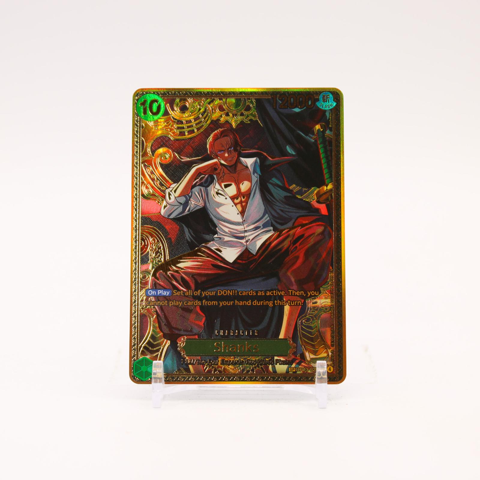 Shanks SP - OP13-028 The World's Strongest Warriors Foil SR One Piece - NM