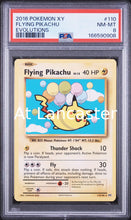 Load image into Gallery viewer, Flying Pikachu - 110/108 PSA 8 Evolutions Pokemon (Lanc)
