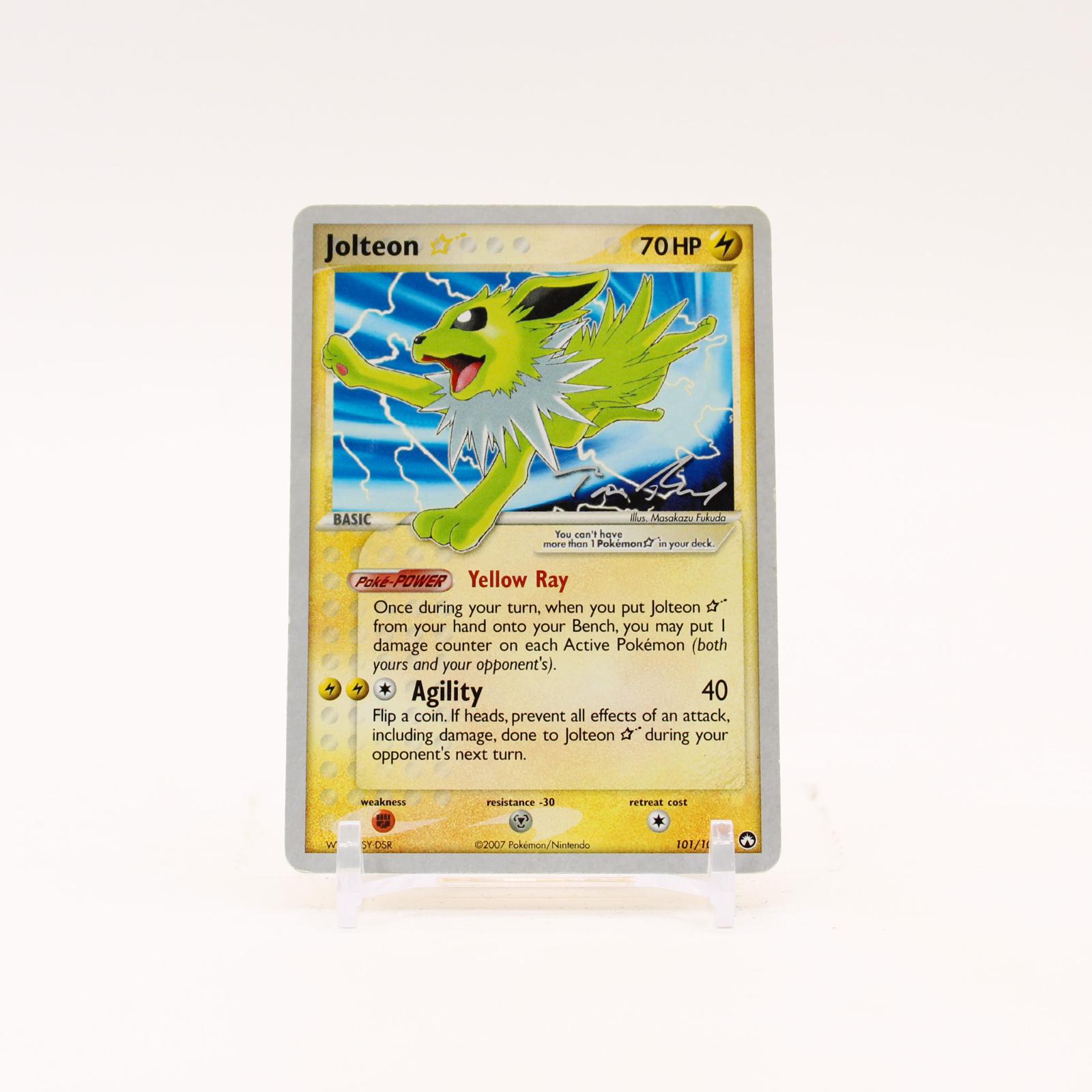 Jolteon Gold Star - 101/108 World Championship Decks Promo Pokemon - LP