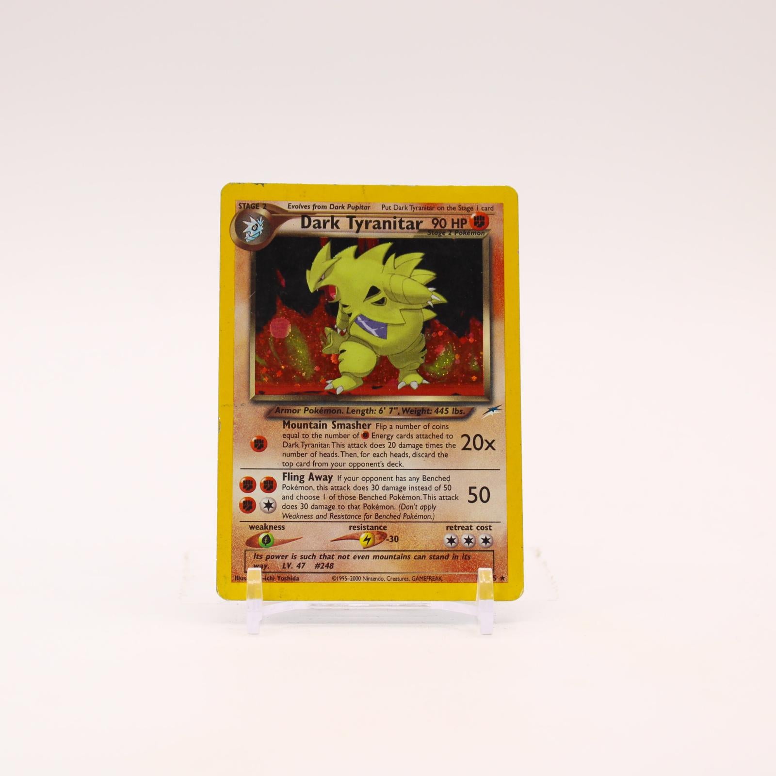 Dark Tyranitar - 11/105 Neo Destiny Unlimited Holo Rare Pokemon - HP
