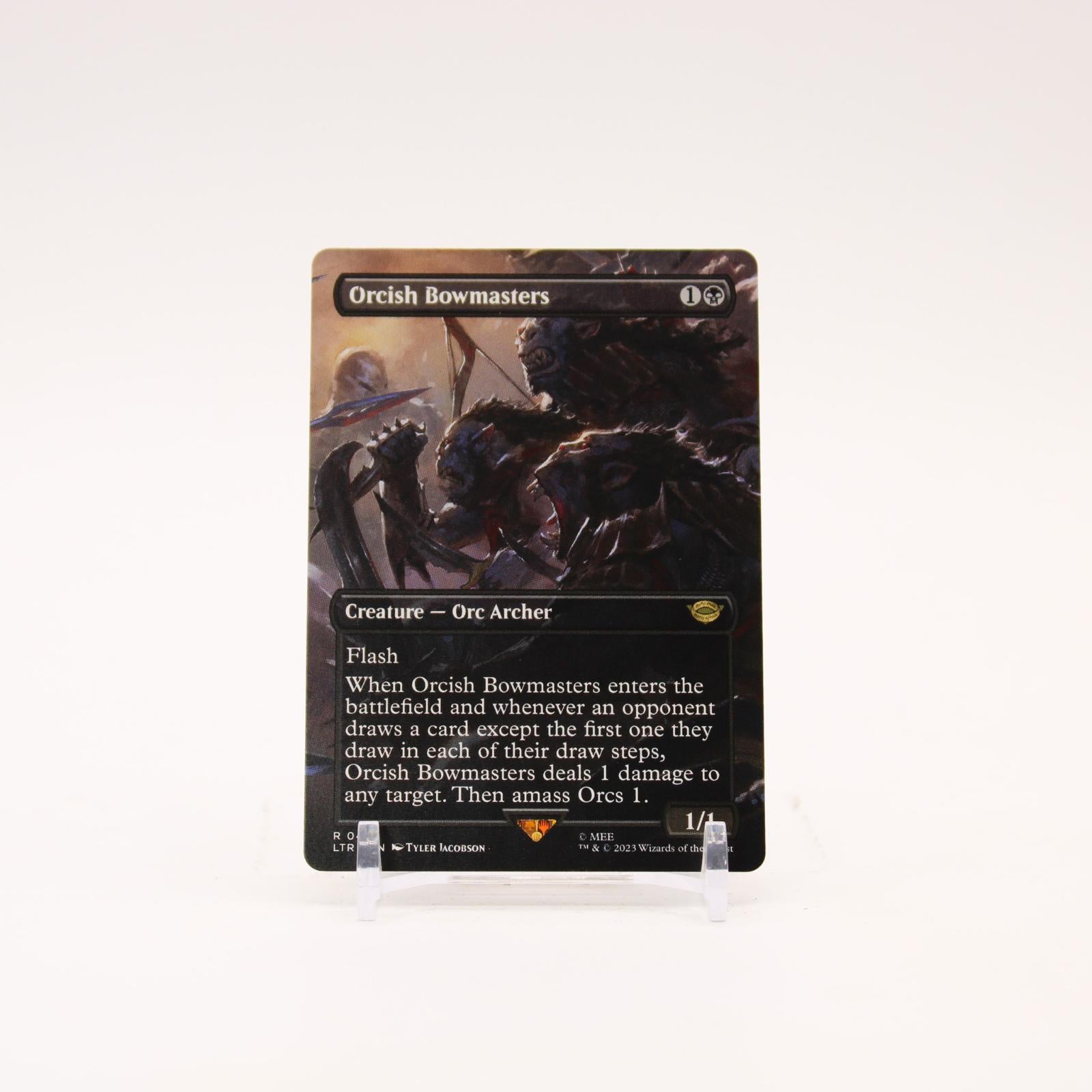 Orcish Bowmasters Borderless - 433 The Lord of the Rings Rare Magic - NM