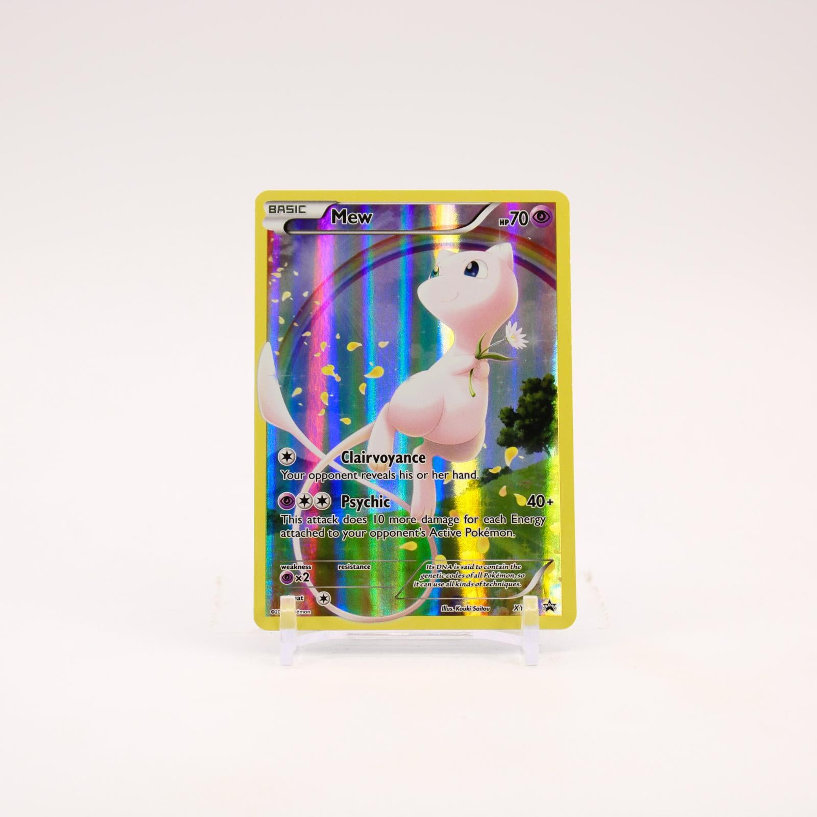 Mew - XY110 Black Star Full Art Promo Pokemon - NM/LP