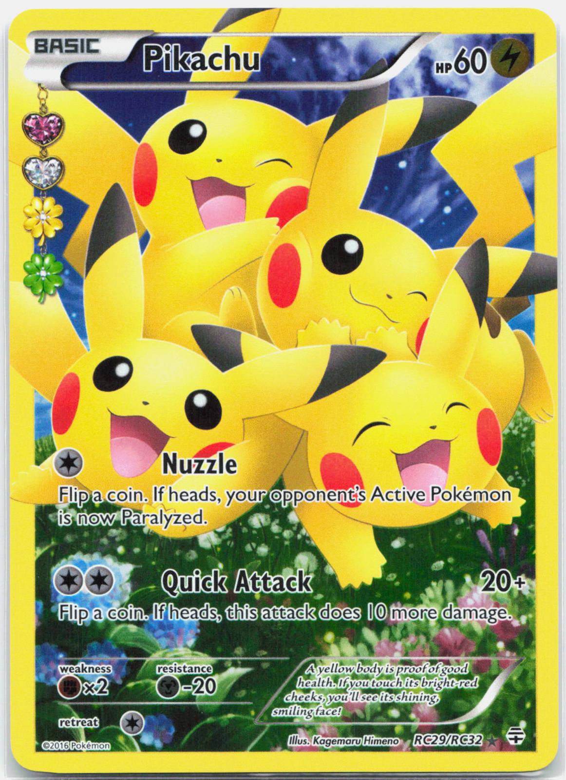 Pikachu - RC29/RC32 Generations Full Art Pokemon - NM/LP