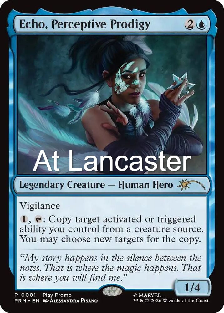 Echo, Perceptive Prodigy - 1 Standard Showdown Promos Foil Promo Magic: The Gathering - NM (Lanc)