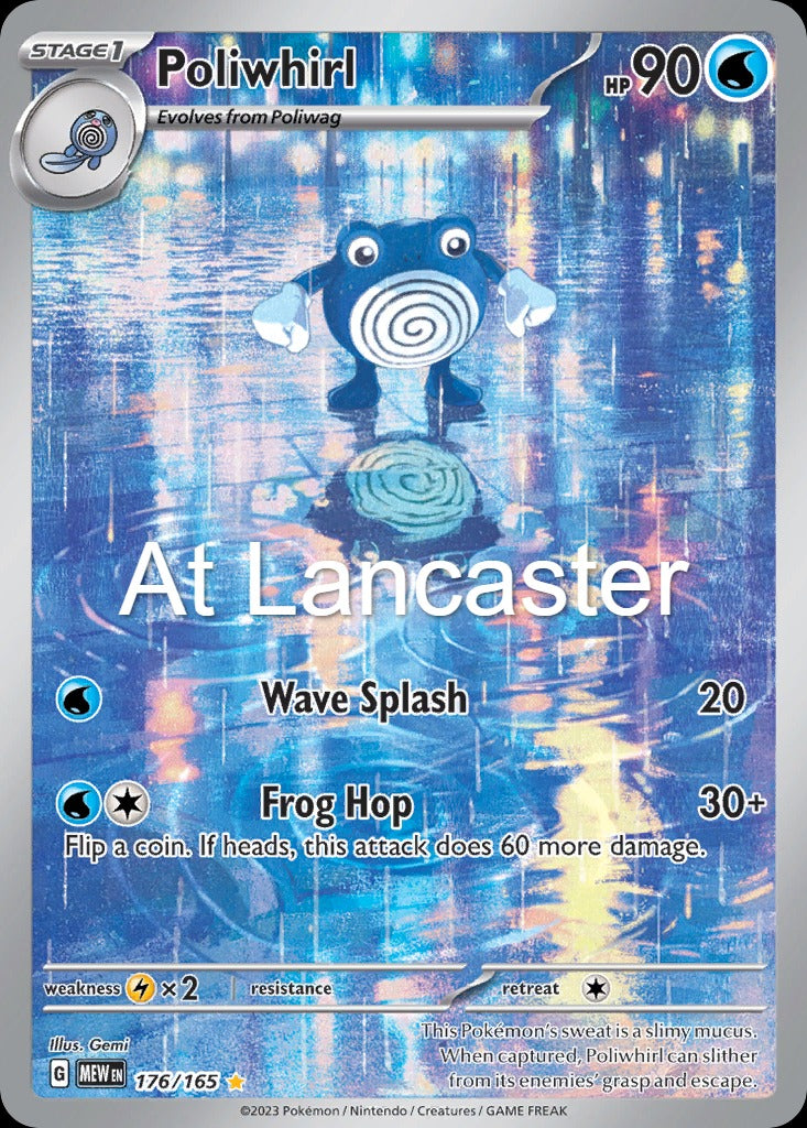Poliwhirl - 176/165 151 Illustration Rare Pokemon - NM (Lanc)