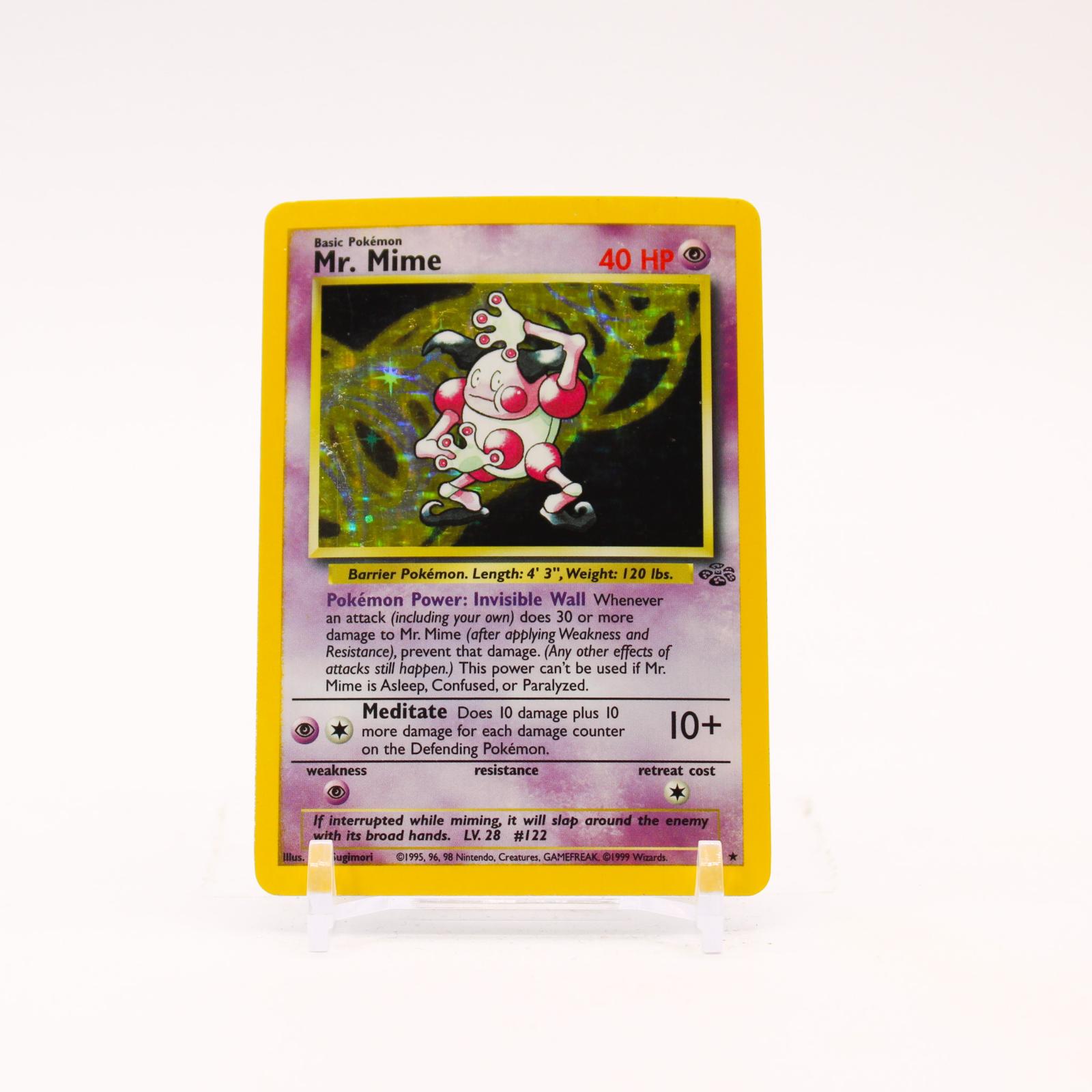 Mr. Mime - 6/64 Jungle Unlimited Holo Rare Pokemon - LP