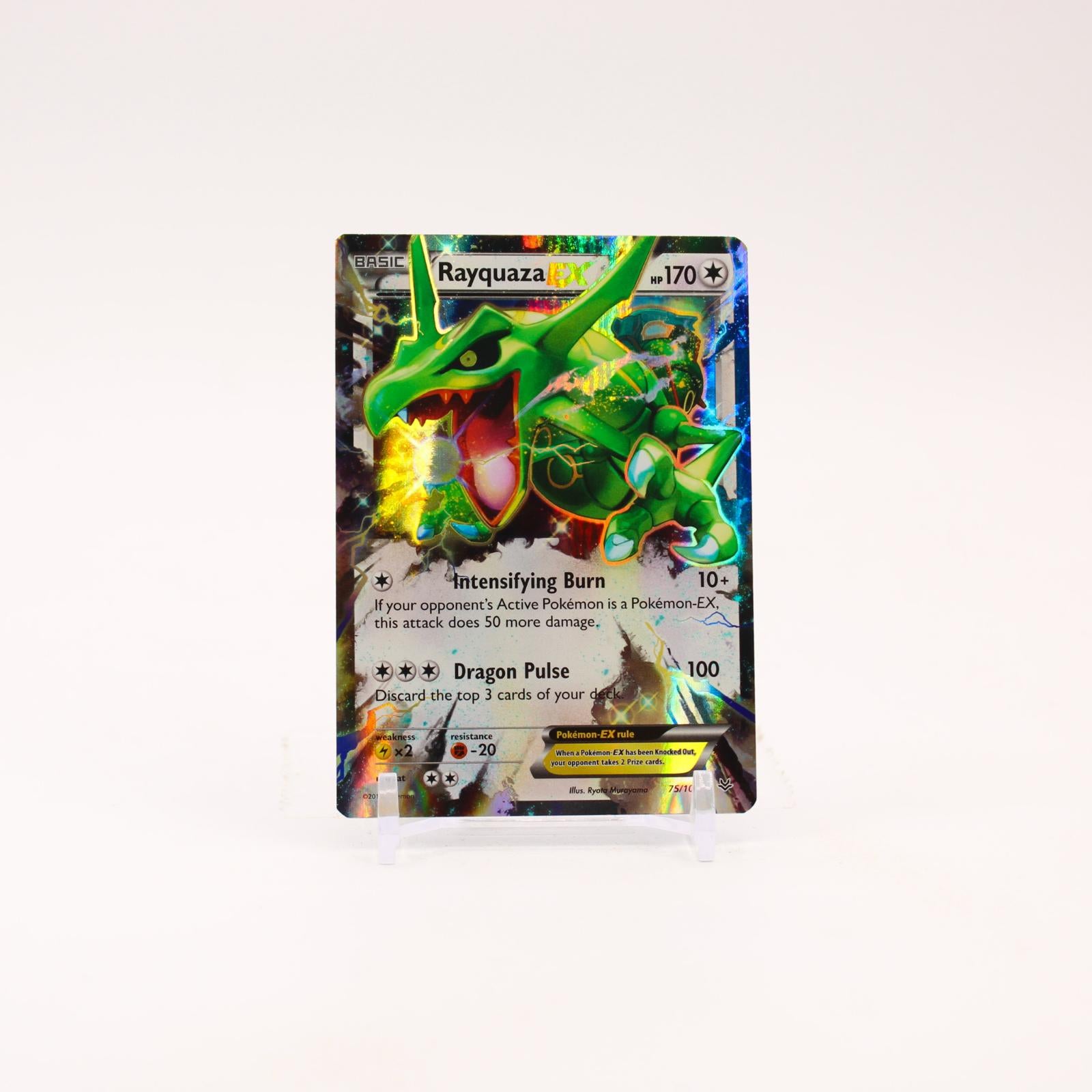 Rayquaza EX - 75/108 Roaring Skies Holo Ultra Rare Pokemon - LP