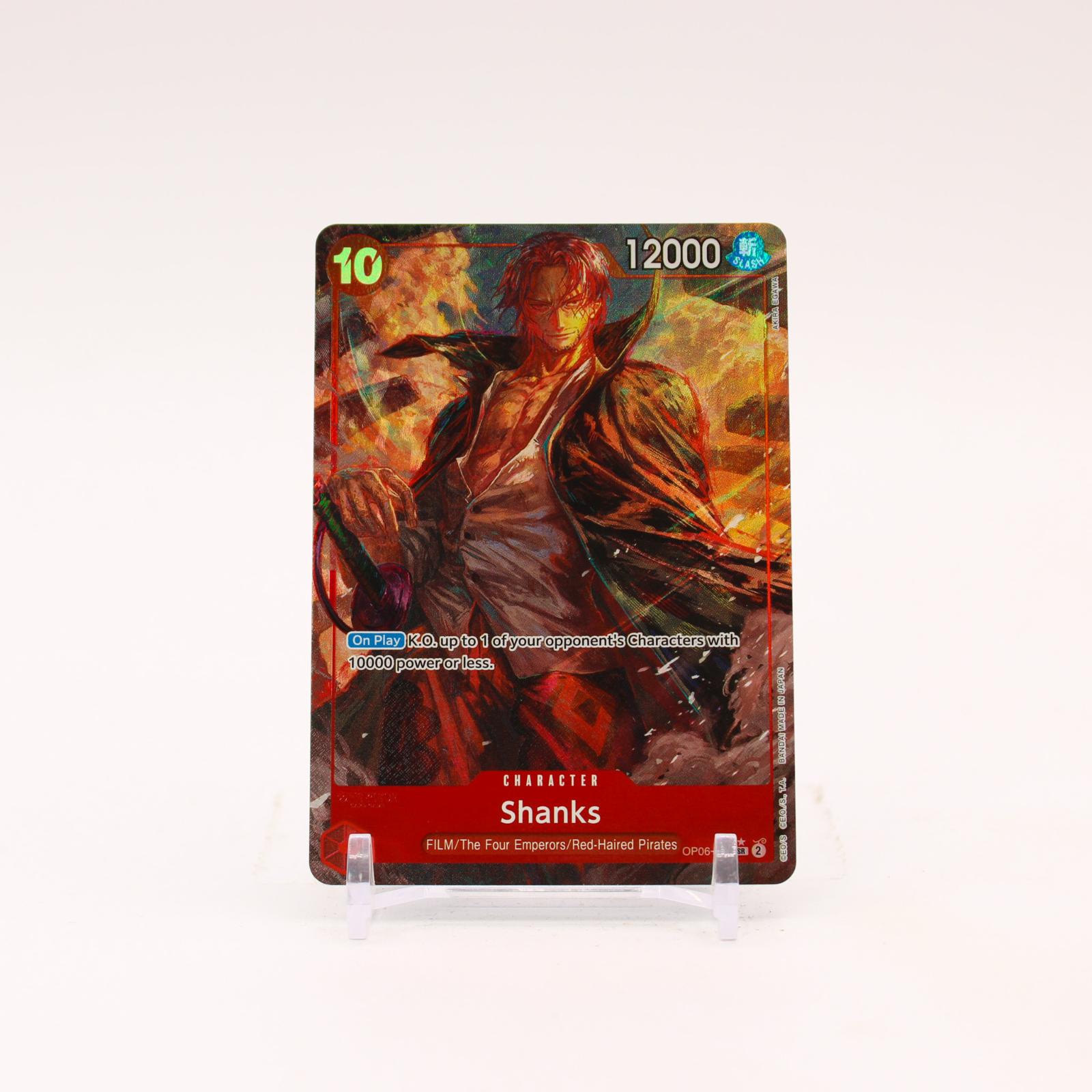 Shanks Alternate Art - OP06-007 Wings of the Captain Foil SR One Piece - NM