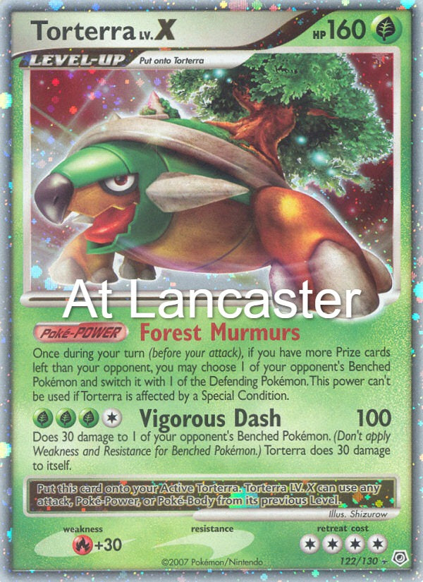 Torterra LV.X - 122/130 Diamond & Pearl LV.X Rare Pokemon - HP (Lanc)