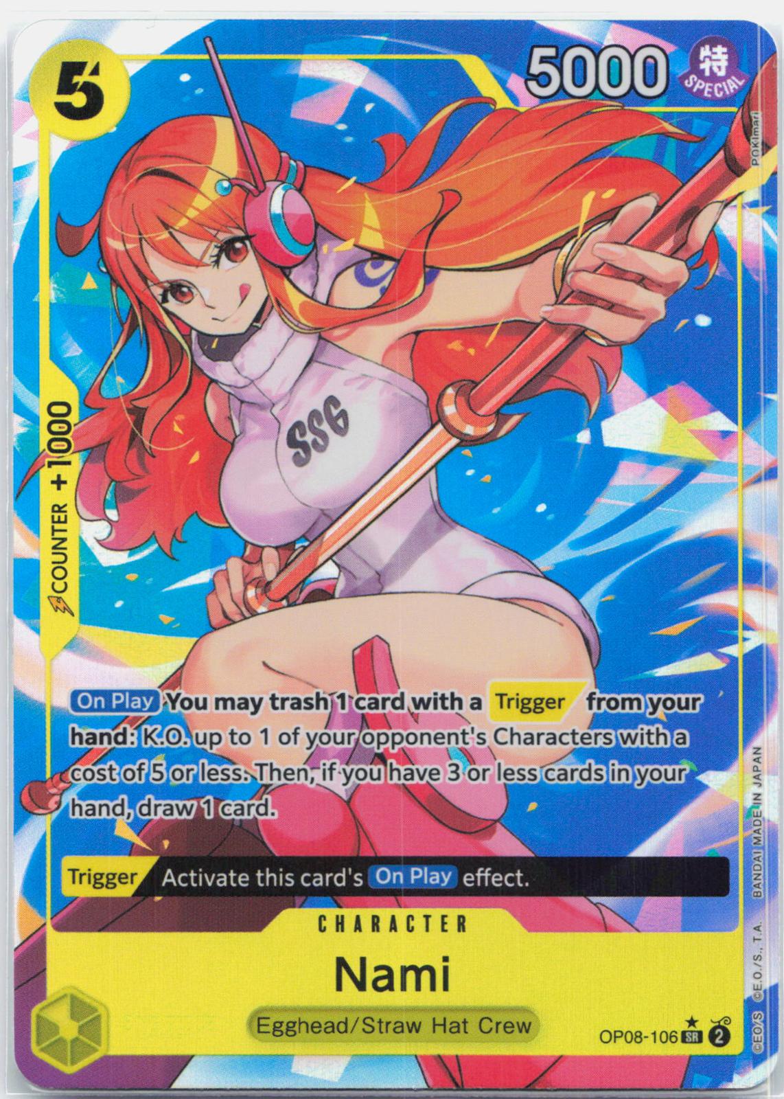 Nami Parallel - OP08-106 Two Legends SR One Piece - NM