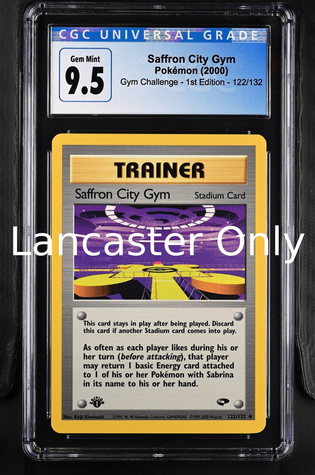 Saffron City Gym - 122/132 CGC 10 Gym Challenge - 1st Ed. Pokemon