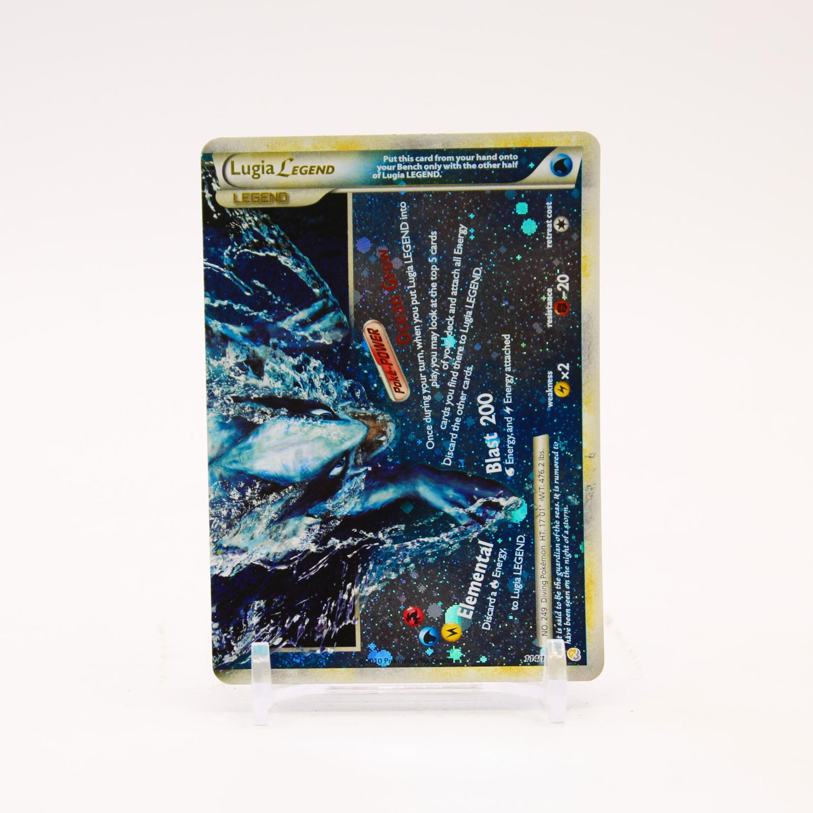 Lugia LEGEND - 114/123 HeartGold & SoulSilver Holo Ultra Rare Pokemon - LP