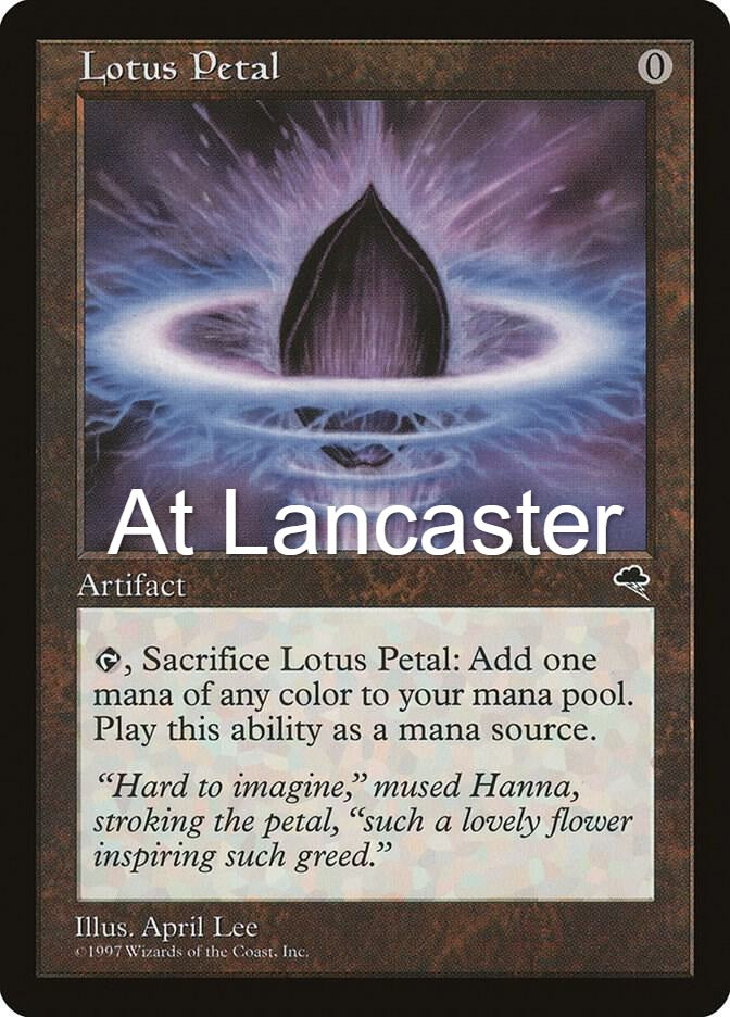 Lotus Petal - 294 Tempest Common Magic: The Gathering - NM (Lanc)