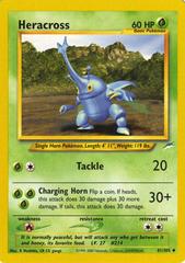 Heracross - 41/105 Neo Destiny Uncommon Unlimited Pokemon - NM
