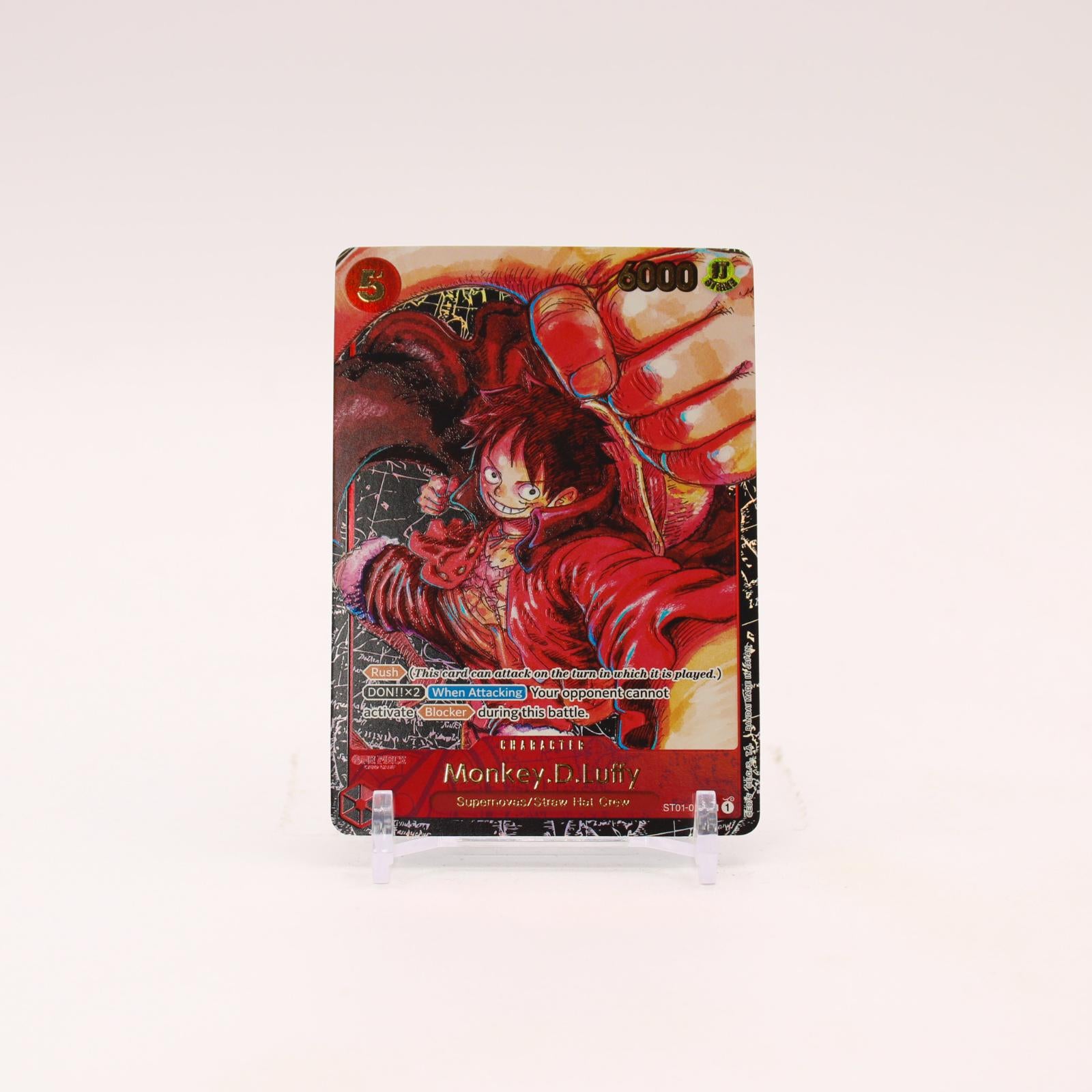 Monkey.D.Luffy Alternate Art - ST01-012 Awakening of the New Era SR One Piece - NM/MINT