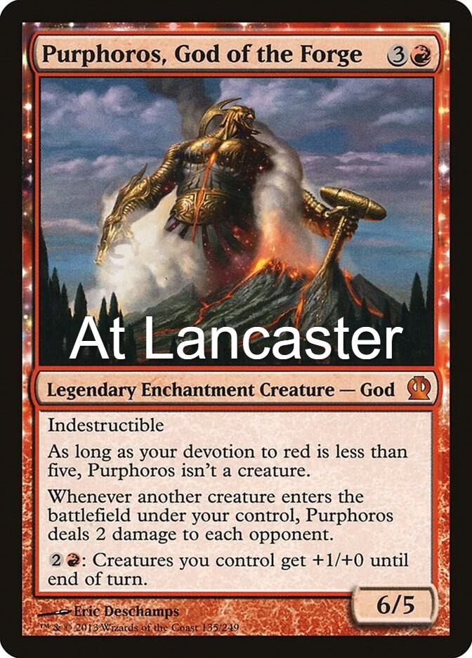 Purphoros, God of the Forge - 135 Theros Mythic Magic: The Gathering - NM/LP (Lanc)