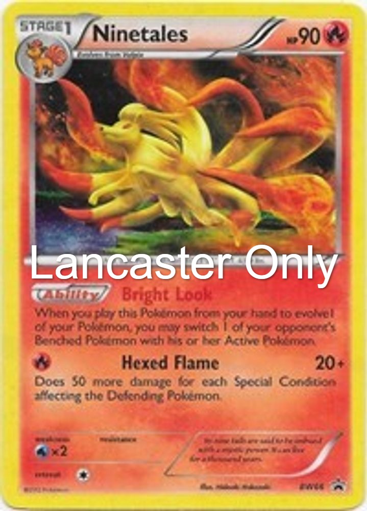 Ninetales - BW66 Black And White Promo Holo Promo Pokemon - LP (Lanc)