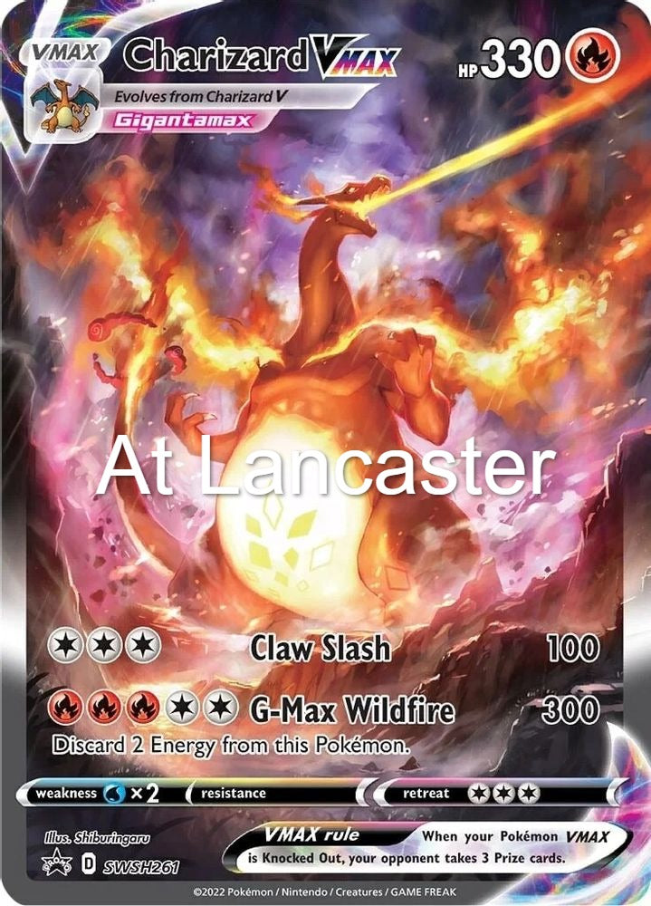 Charizard VMAX - SWSH261 Sword & Shield Promo Holo Promo Pokemon - NM (Lanc)