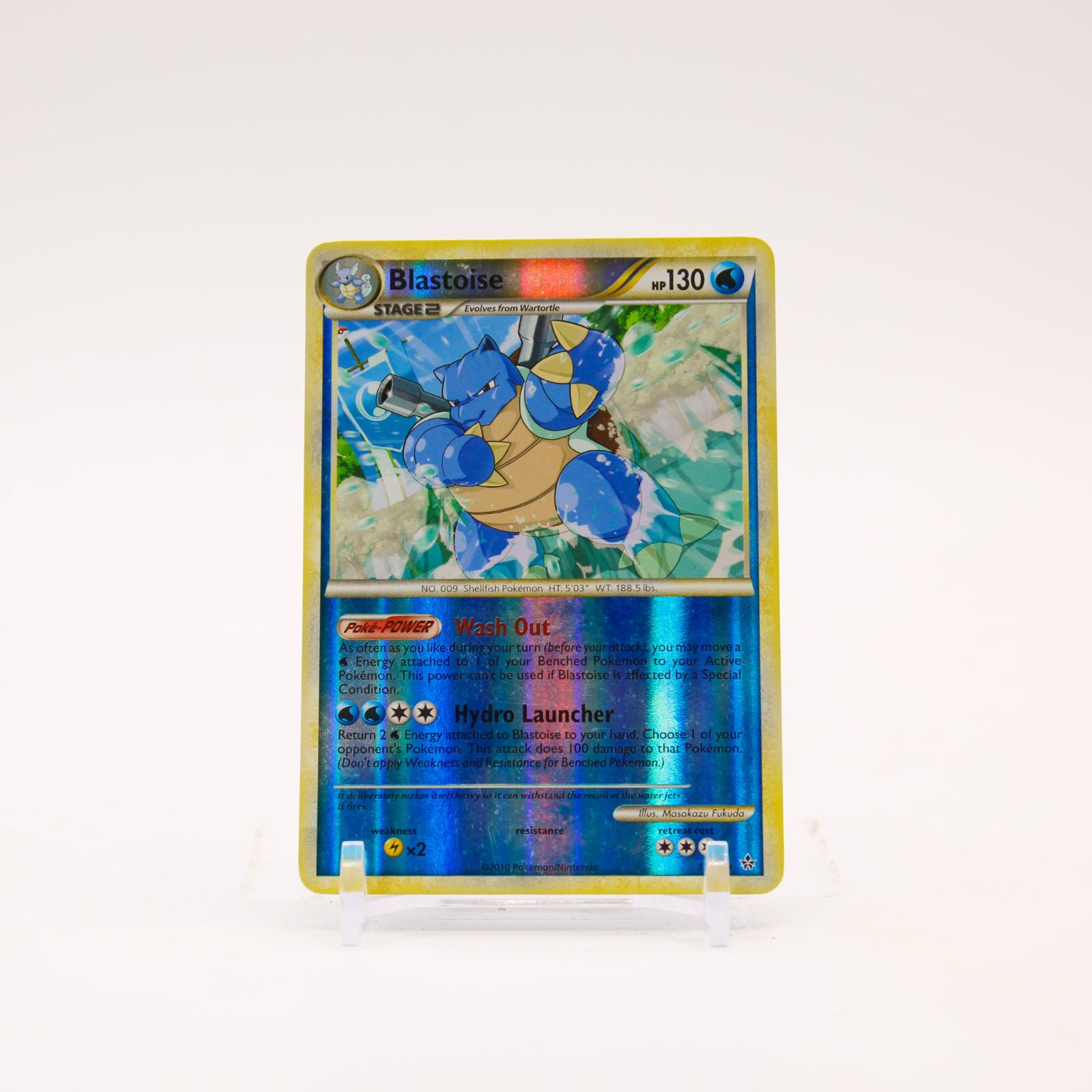 Blastoise - 13/95 Unleashed Reverse Holo Rare Pokemon - NM/LP
