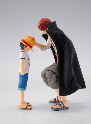 SH Figuarts - Bandai One Piece Figure - Shanks & Monkey D. Luffy Childhood