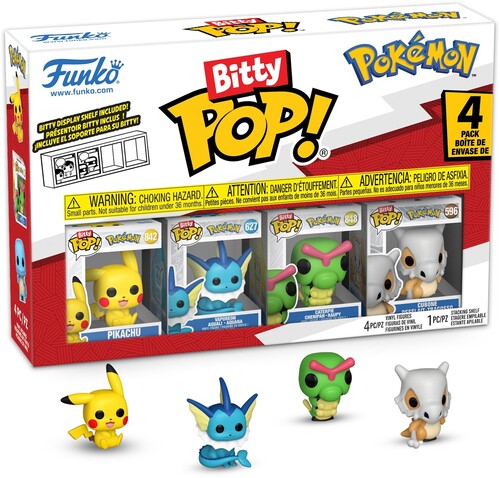 Funko Bitty Pop - Pokemon Vinyl Figures - Pikachu 4 Pack