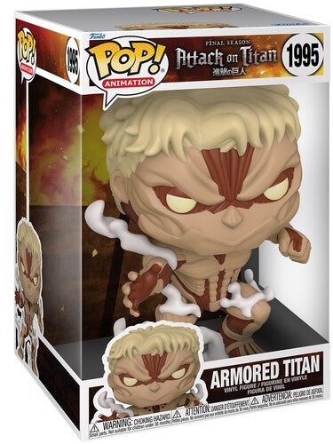 Funko Pop JUMBO 10in - Attack on Titan Vinyl Figure - Armored Titan 1995