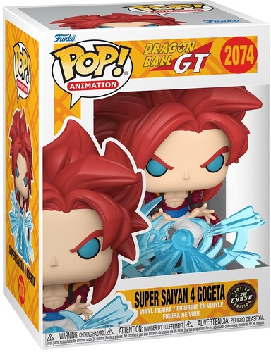 Funko Pop - Dragon Ball GT Vinyl Figure - Super Saiyan 4 Gogeta 2074 Glow CHASE