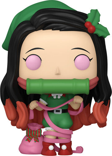 Funko Pop Plus - Demon Slayer Vinyl Figure - Nezuko Kamado Holiday 2033
