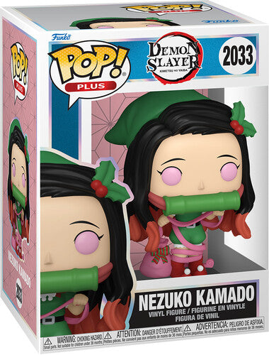 Funko Pop Plus - Demon Slayer Vinyl Figure - Nezuko Kamado Holiday 2033