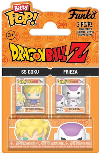 Funko Bitty Pop - Dragon Ball Z Vinyl Figures - Goku & Frieza 2 Pack