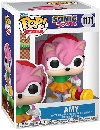 Funko Pop - Sonic The Hedgehog Vinyl Figure - Amy 1171 COMMON