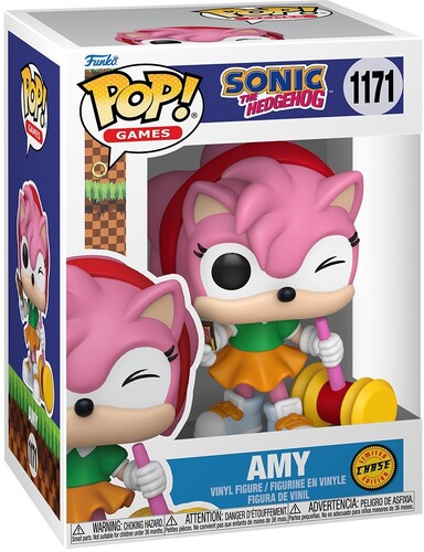Funko Pop - Sonic The Hedgehog Vinyl Figure - Amy 1171 CHASE