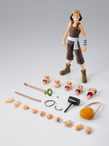 SH Figuarts Usopp Romance Dawn - Tamashii Nations One Piece Action Figure