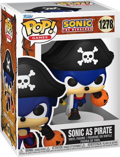 Funko Pop - Sonic The Hedgehog Vinyl Figure - Sonic as Pirate 1278