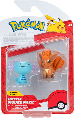 Pokemon Officially Licensed Toys Battle Figure Pack - Wooper & Vulpix