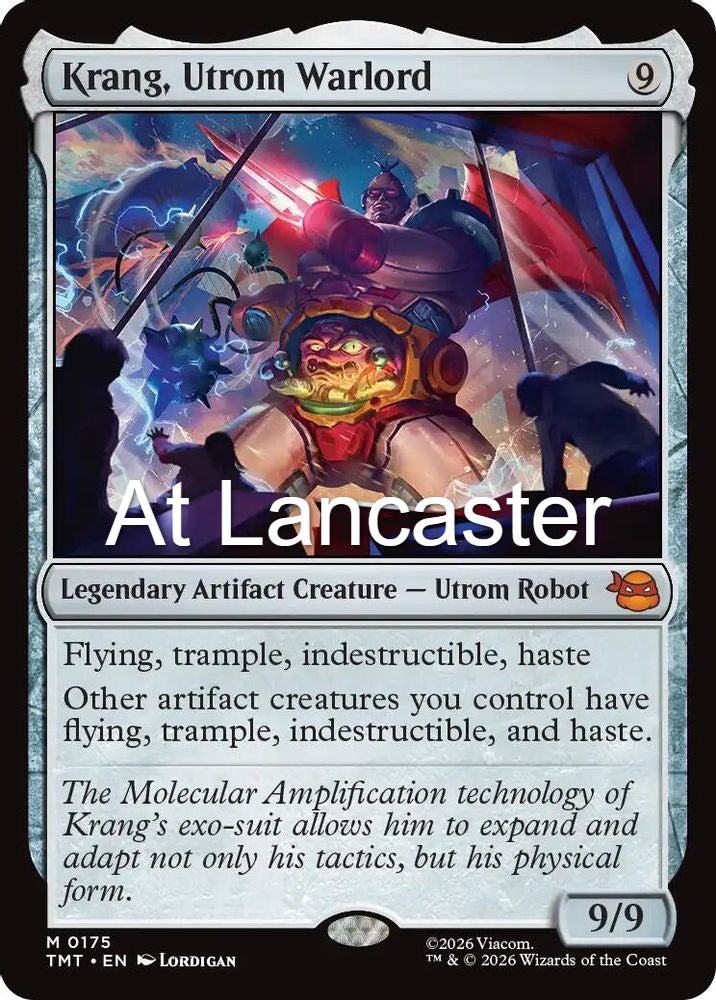 Krang, Utrom Warlord - 0175 Teenage Mutant Ninja Turtles Mythic Magic: The Gathering - NM (Lanc)
