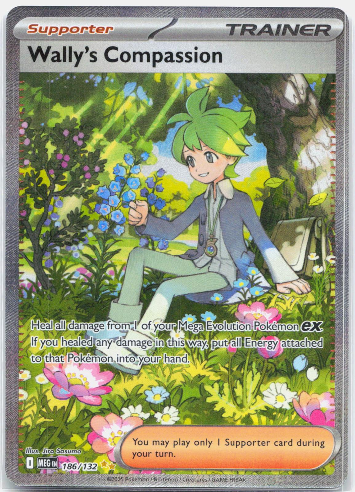 Wally's Compassion - 186/132 Mega Evolution Special Illustration Trainer - NM/MINT