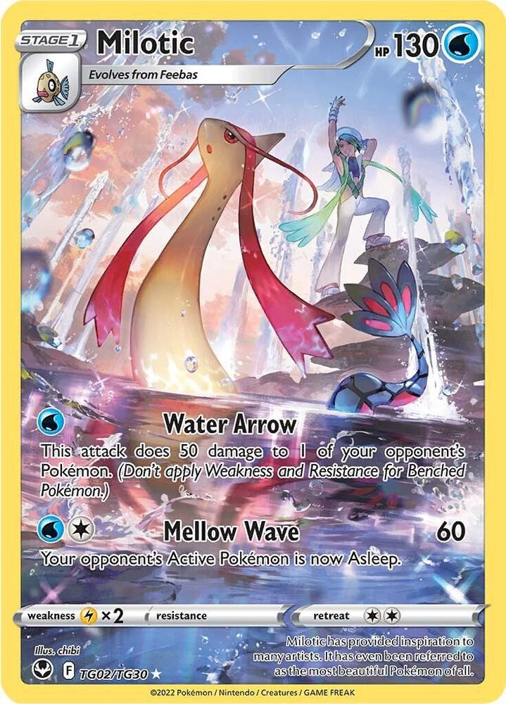 Milotic - TG02/TG30 Silver Tempest Trainer Gallery Pokemon - NM/MINT