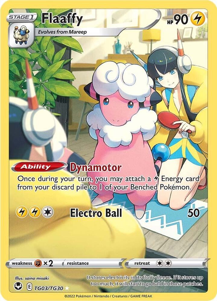 Flaaffy - TG03/TG30 Silver Tempest Trainer Gallery Pokemon - NM/MINT