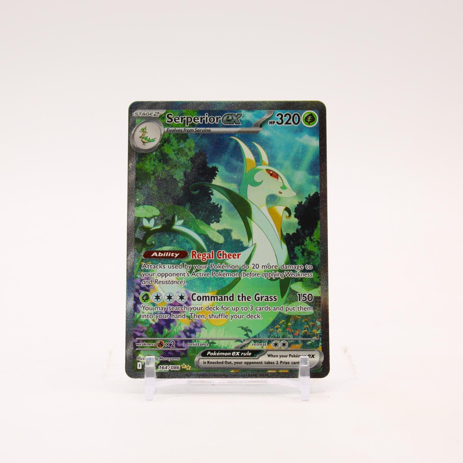 Serperior ex - 164/086 Black Bolt Holo Special Illustration Pokemon - NM