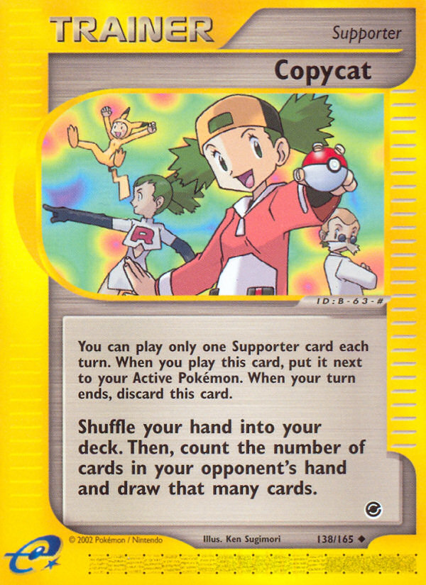 Copycat - 138/165 Expedition Base Set Uncommon Pokemon - NM