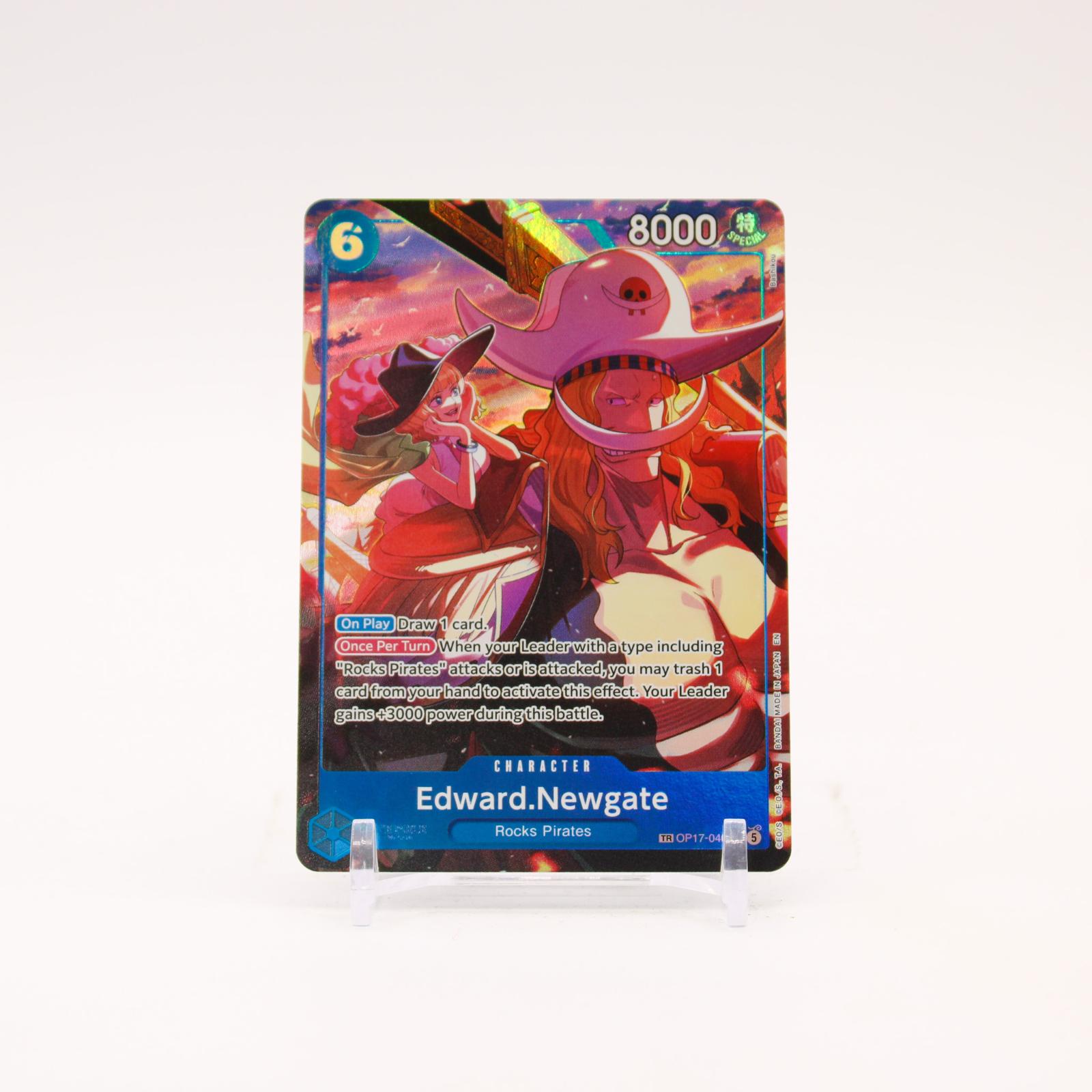 Edward.Newgate TR - OP17-040 The World's Strongest Warriors R One Piece - NM